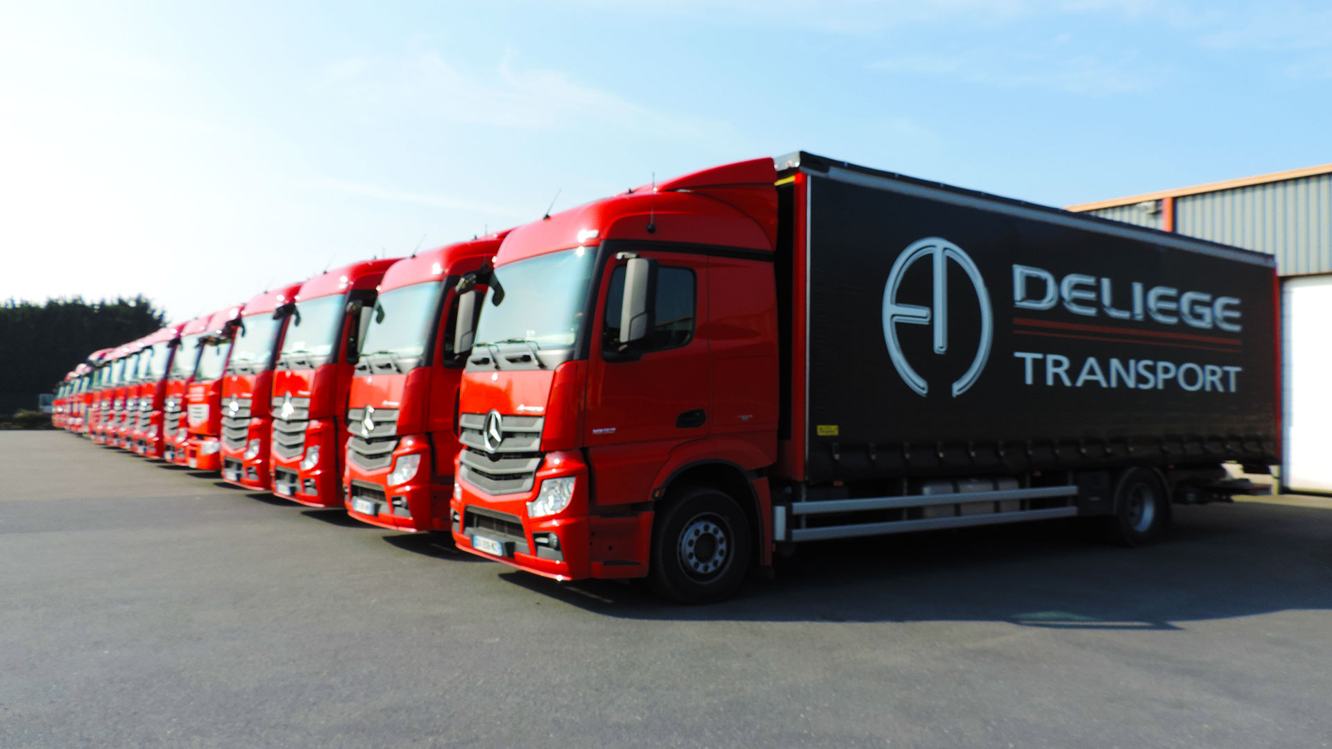 Camion transport deliege